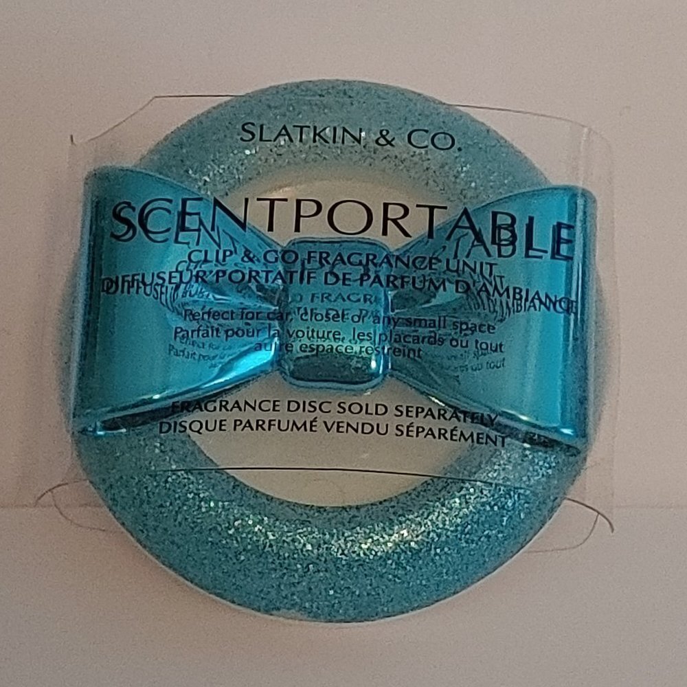 Vintage Bath and Body Works Scentportable Car Air Freshener SLATKIN & CO Sparkle